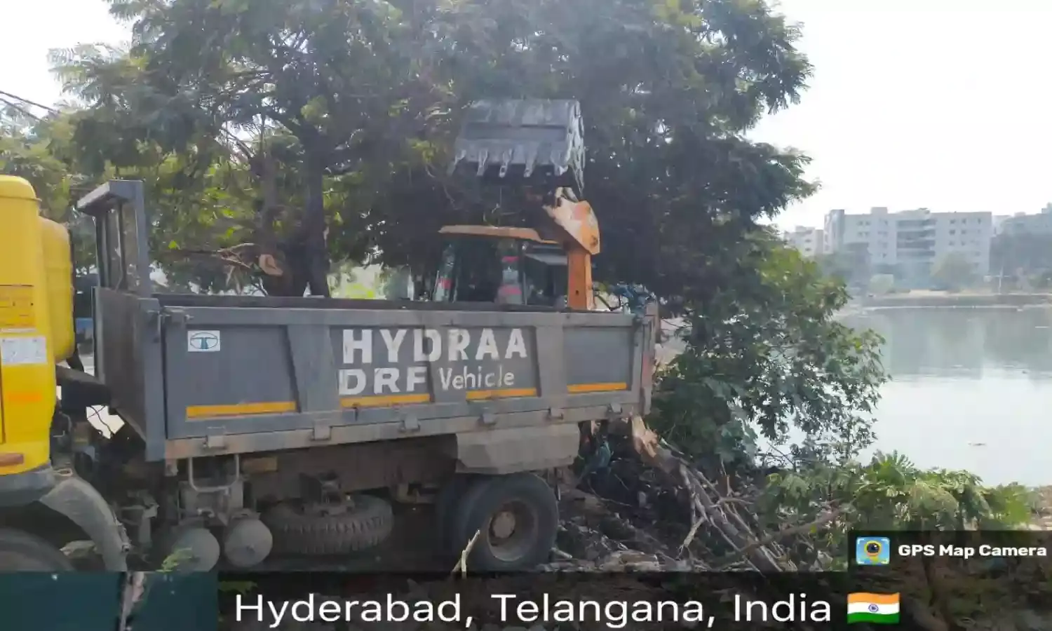 Operation Amber Cheruvu: HYDRAA removes 104 truckloads of garbage to revive Pragathi Nagar lake