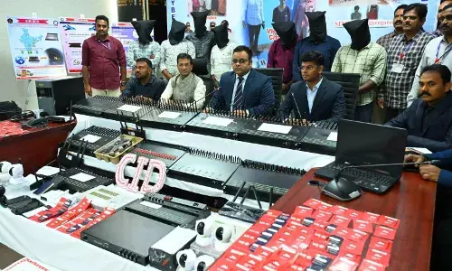 Andhra CID busts international cybercrime network; foreigner among 14 held, 1,496 SIM cards seized