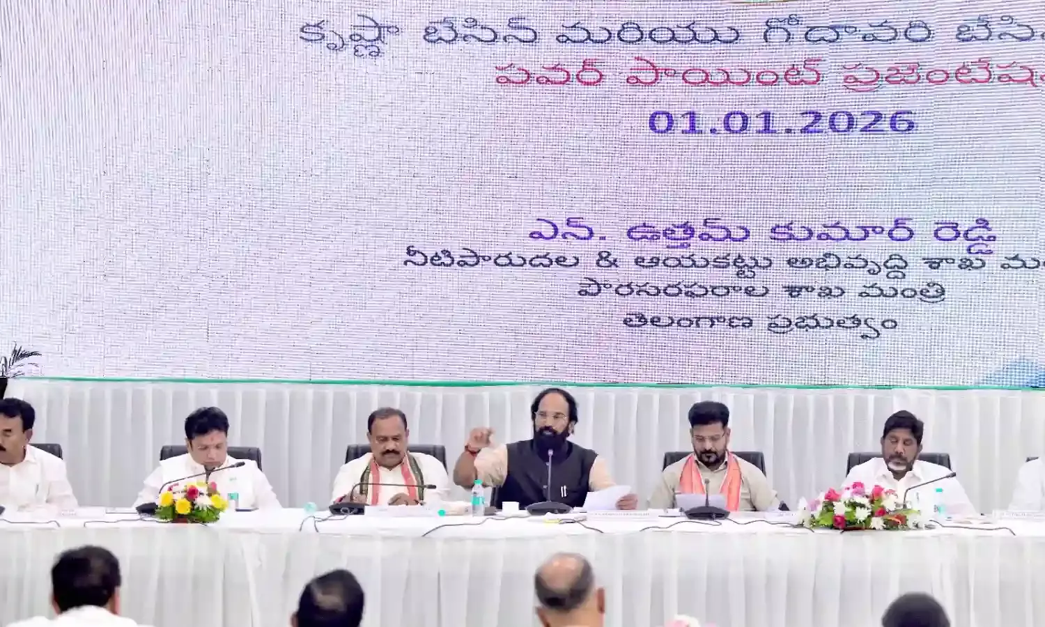 `Costly blunder’: Uttam Reddy lambasts previous BRS government for shifting PRLIS intake from Jurala to Srisailam