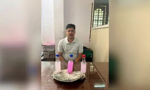 Kollur SI caught taking Rs 20,000 bribe inside police station, arrested