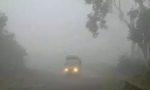 Dense fog alert: Cyberabad police caution commuters on ORR, Highways and city roads Dense fog alert: Cyberabad police caution commuters on ORR, Highways and city roads