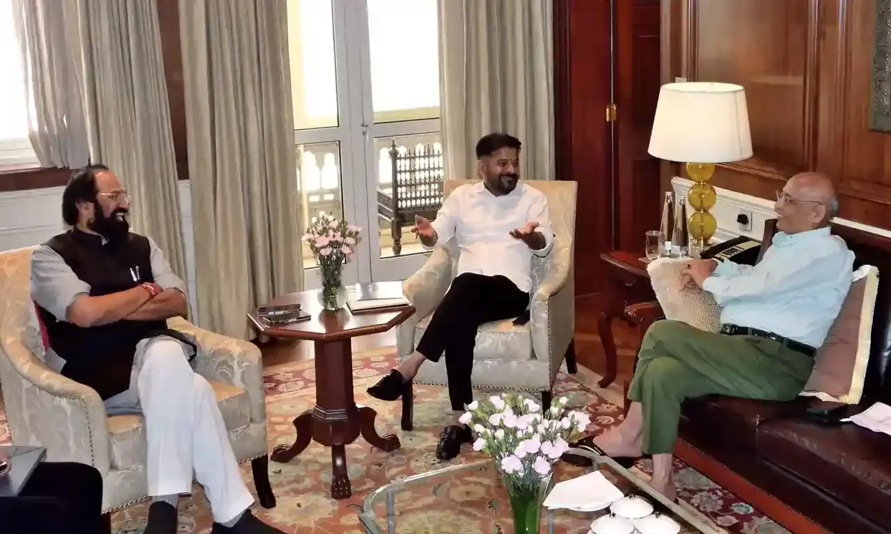 Polavaram–Nallamala Sagar project: Ahead of SC hearing, CM Revanth meets Abhishek Manu Singhvi to prepare foolproof arguments