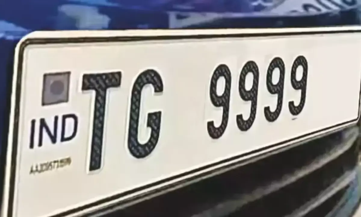 TG09J9999 sells for Rs 18 lakh: Special vehicle number auction at Khairatabad RTA fetches Rs 43.57 lakh