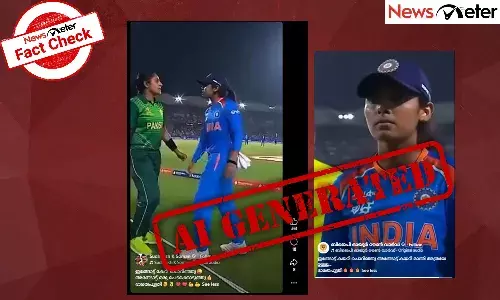 Fact Check: ഇന്ത്യ-പാക് വനിത ക്രിക്കറ്റ് താരങ്ങള്‍ തമ്മില്‍ കയ്യാങ്കളി? വീഡിയോയുടെ സത്യമറിയാം
