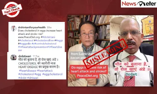 Fact Check: Viral ‘eating eggs daily causes heart attack’ claim contradicts current science