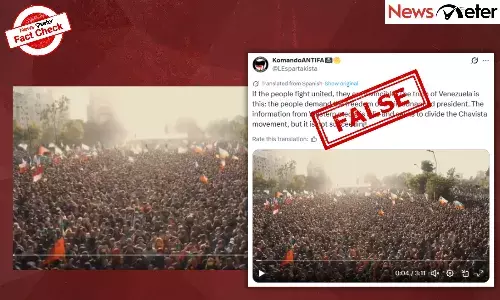 Fact Check: Massive crowd gathering in Venezuela for Nicolas Maduro’s release? No, video shows fare hike protest in Chile