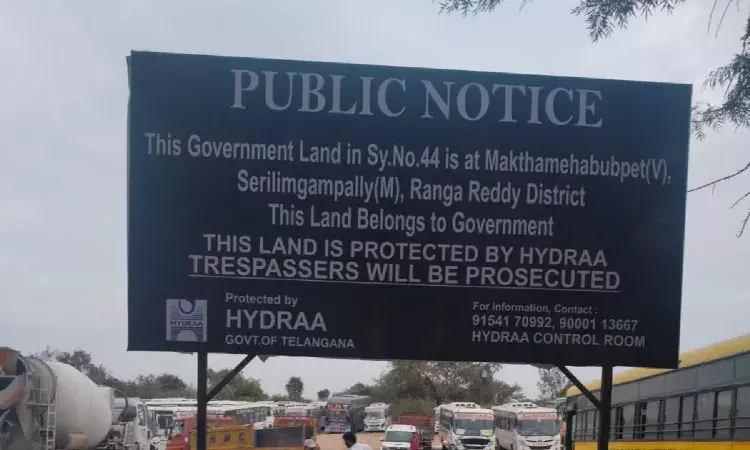 No action on occupied houses: HYDRAA assures residents in Survey No. 44 in Ranga Reddy