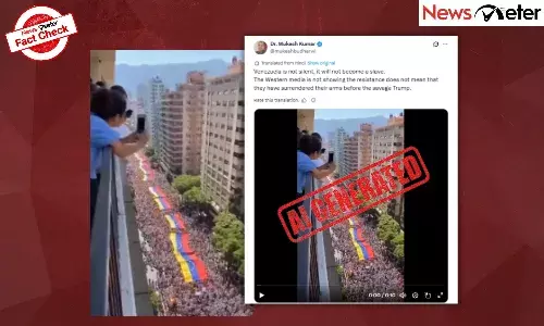 Fact Check: Venezuelans flood streets, demand release of Maduro? No, video is AI-generated
