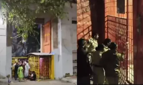 Hyderabad: Communal tension grips Puranapool after miscreant vandalizes Darwaza Mysamma temple; suspect held, 4 cops injured