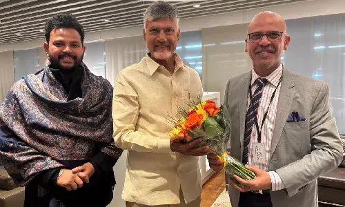 WEF: CM Naidu meets Indian Embassy officials in Zurich to boost Swiss investments