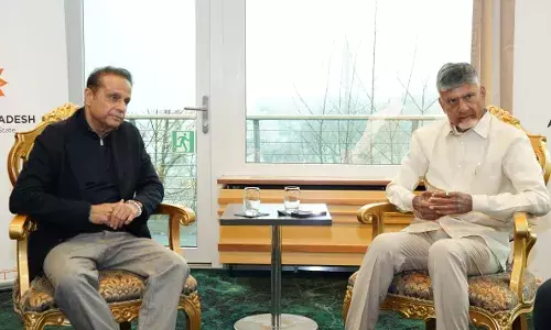 WEF: CM Naidu meets Indian Embassy officials in Zurich to boost Swiss investments