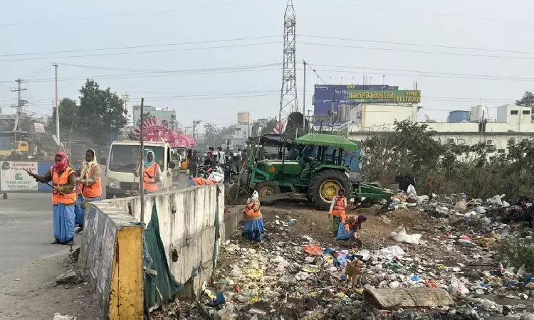 GHMC mega sanitation drive removes 5,641 metric tonnes of excess waste across Hyderabad