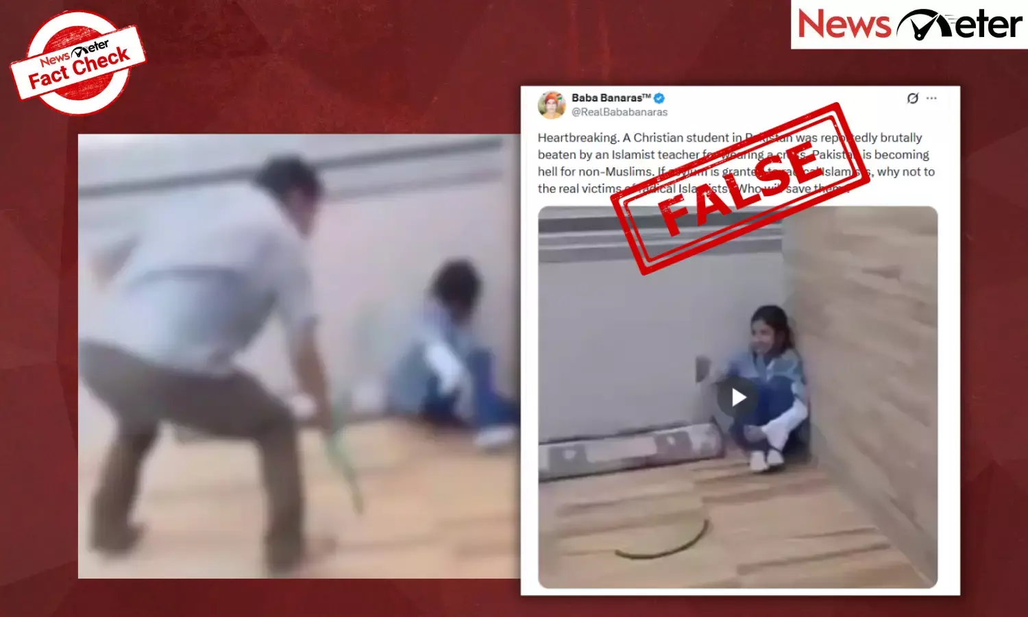 Fact Check: Christian student thrashed by Islamist teacher in Pakistan? No, here are the facts