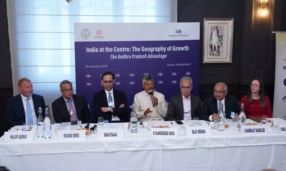 Andhra Pradesh draws 25% of India’s foreign investments, says CM Naidu at World Economic Forum