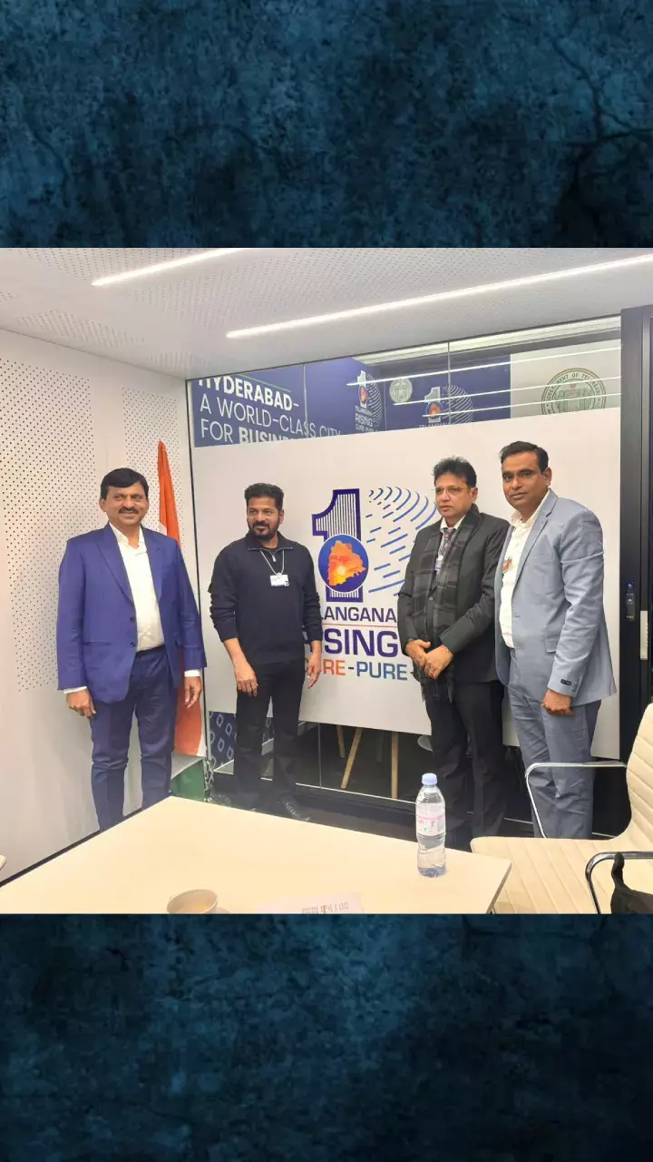 MP Kiran Kumar in Davos talks about TG governance