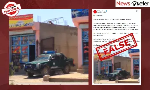 Fact Check: Car blast at Chinese eatery in Kabul’s Shahr-e-Naw caught on tape? No, the video is old