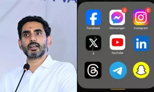 AP govt mulling ban on social media for children below 16 years, reveals Minister Lokesh at WEF