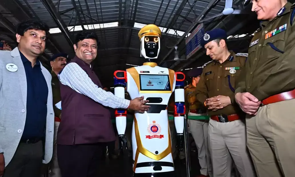 ‘ASC Arjun’: In a first, Indian Railways deploys robot cop at Vizag station