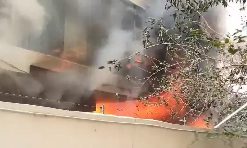 Hyderabad Fire: Furniture showroom gutted in Nampally, six feared trapped