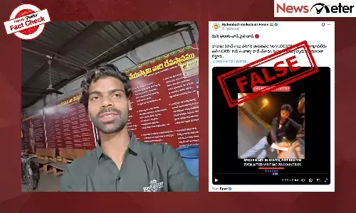Telugu vlogger attacked in North India for not speaking Hindi? No, incident occurred in Andhra Pradesh