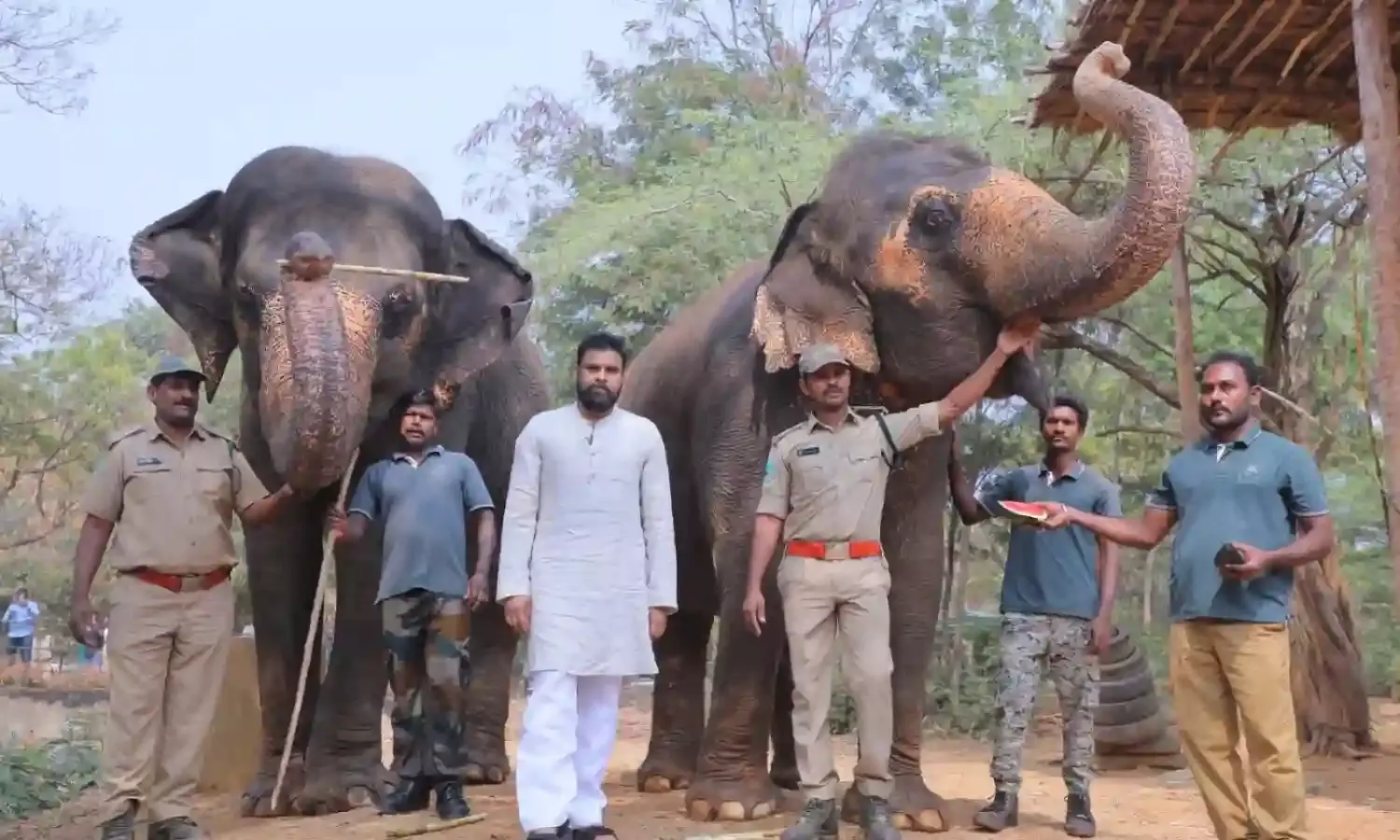 Deputy CM Pawan adopts two giraffes at Vizag Zoo, urges corporates to participate in wildlife protection