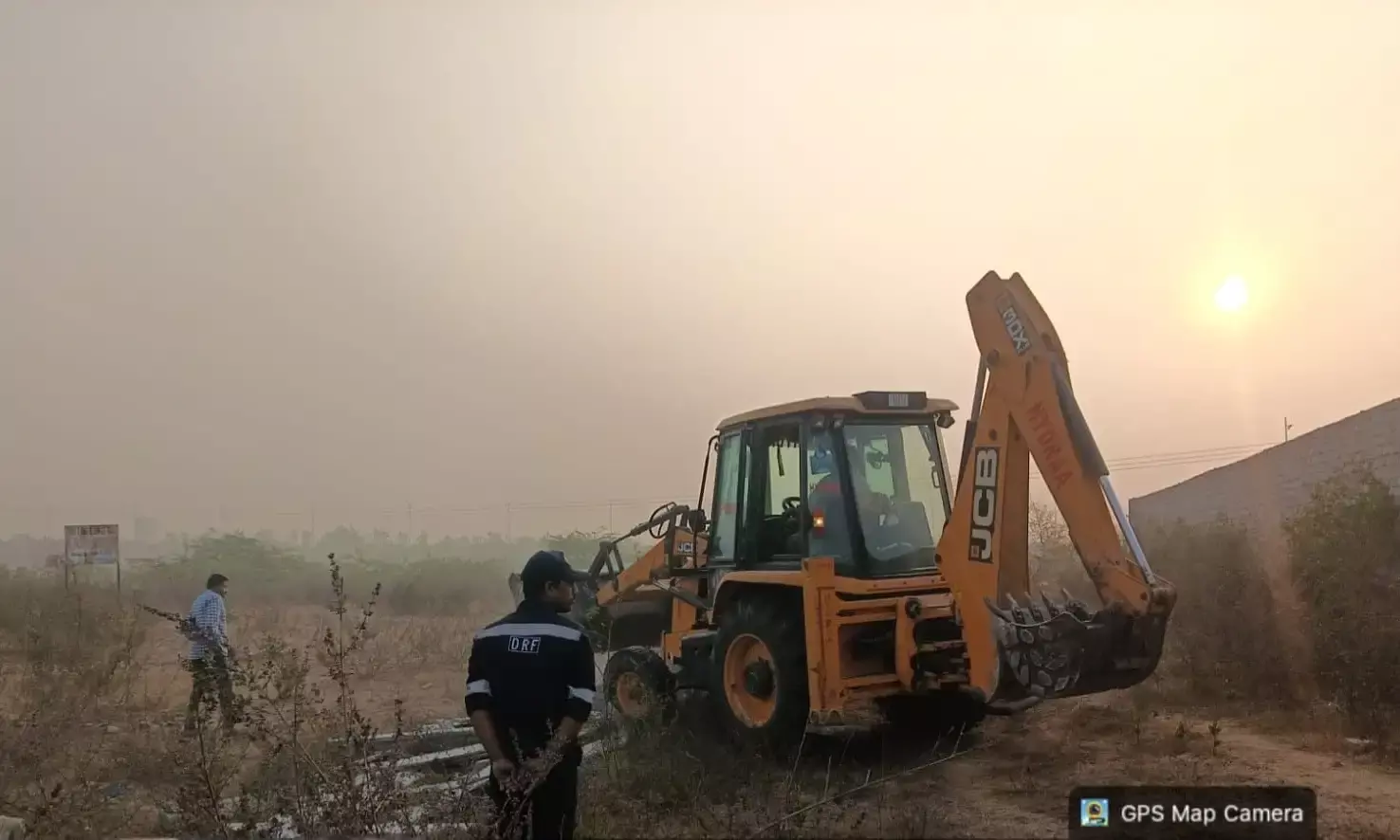 Hyderabad: HYDRAA dismantles illegal encroachments, clears internal roads at Pedamberpet