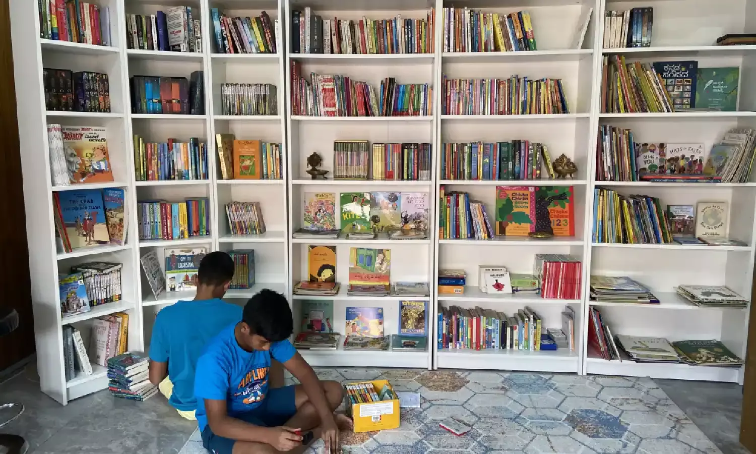 `Where stories come alive’: How Kathatitam’s village-themed library is sparking young imaginations