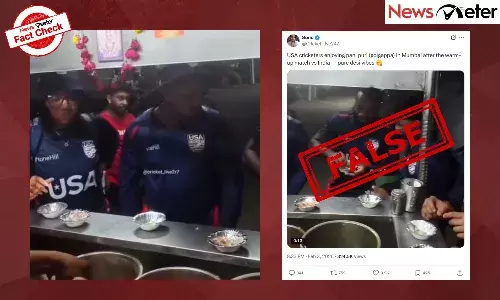 Fact Check: USA cricket team enjoys pani puri ahead of T20 Cup 2026? No, viral video is old
