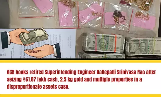 ACB Books Retired Engineer Kallepalli Srinivasa Rao in Disproportionate Assets Case