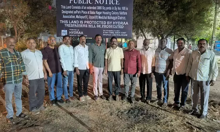 HYDRAA cracks down on encroachments, saves 7,000 sq yards of park land worth Rs 85 crore in Uppal