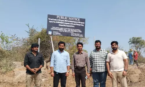 Encroachment foiled: HYDRAA protects 1,253.8 sq yards park land worth Rs 7 crore in Ameenpur
