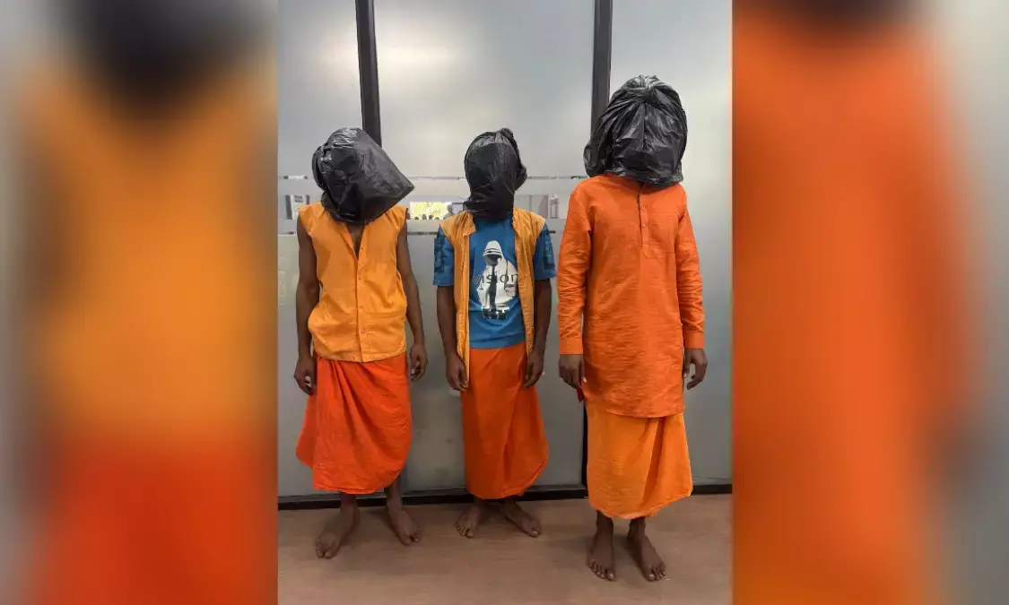 Retired GST Superintendent duped in attention diversion theft, three held in Secunderabad