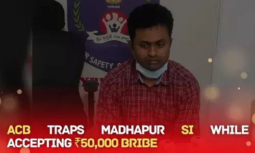 ACB Traps Madhapur SI While Accepting ₹50,000 Bribe
