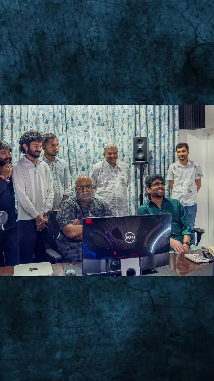 Film actor Nagarjuna Akkineni and music director MM Keeravani inaugurate Dolby Atmos 7.1.4 Sound Studio at Annapurna Film College