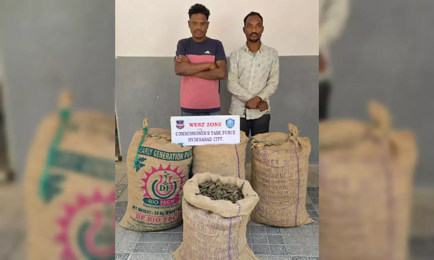Two nabbed in Medchal with ganja worth Rs 35 lakh