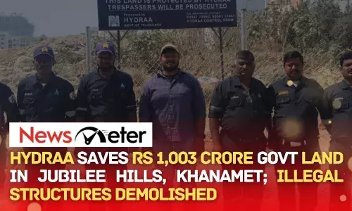 HYDRAA Saves ₹1,003 Crore Government Land in Jubilee Hills, Khanamet