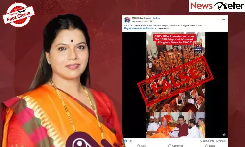 Ritu Tawde the first BJP mayor of Mumbai? No, here’s who it actually was