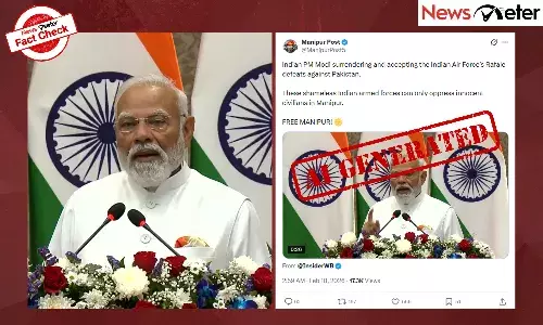 Fact Check: Did Modi admit Rafale losses to Pakistan? No, video is AI-manipulated