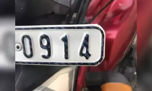 Masab Tank businessman fakes number plate, lawful owner wrongly issued challans Masab Tank businessman fakes number plate, lawful owner wrongly issued challans