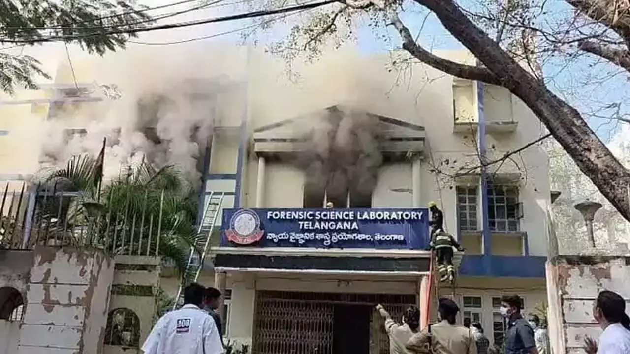 Telangana FSL fire: 1,100 case files destroyed, data recovery uncertain