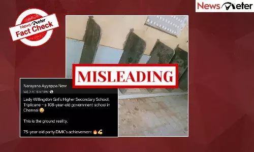 Fact Check: லேடி வில்லிங்டன் பள்ளி கழிப்பறையின் அவல நிலை என்று பரவும் புகைப்படம்? திமுக ஆட்சியில் எடுக்கப்பட்டதா