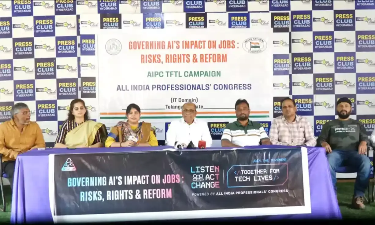 ‘Who governs the AI transformation?’ Experts debate jobs and rights at Hyderabad Press Club