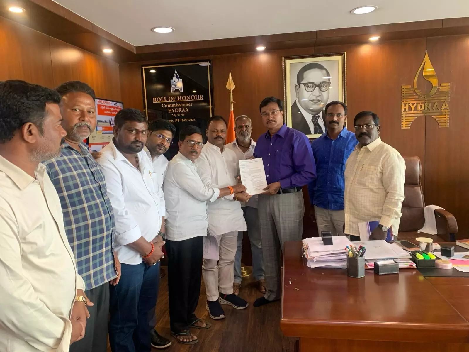 Hyderabad: Pragathi Nagar residents send SOS to HYDRAA over crematorium encroachment Hyderabad: Pragathi Nagar residents send SOS to HYDRAA over crematorium encroachment