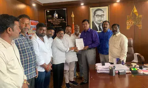 Hyderabad: Pragathi Nagar residents send SOS to HYDRAA over crematorium encroachment