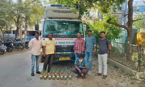 Liquor smuggled in medical emergency van; Hyderabad STF seizes 24 Glenlivet bottles, arrests 2