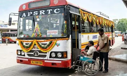 AP govt announces free APSRTC bus travel for Persons with Disabilities from March 18 AP govt announces free APSRTC bus travel for Persons with Disabilities from March 18