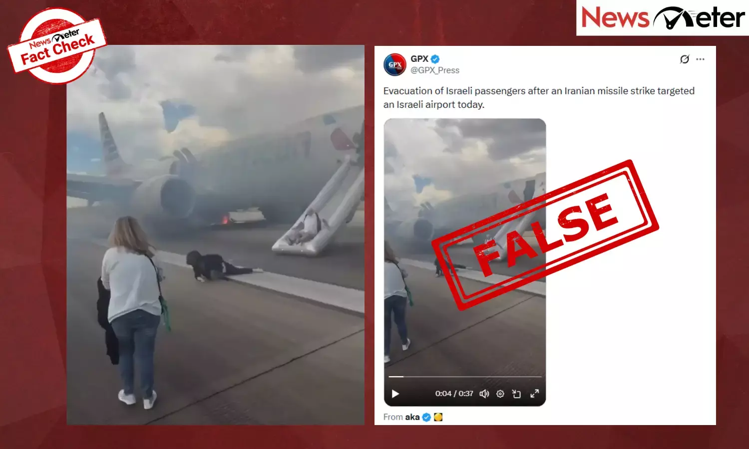 Fact Check: Emergency evacuation at Israeli airport? No, here are the facts