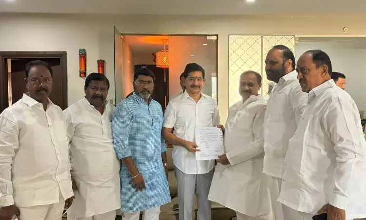 Congress names Vem Narender Reddy, Abhishek Singhvi for RS polls from Telangana Congress names Vem Narender Reddy, Abhishek Singhvi for RS polls from Telangana