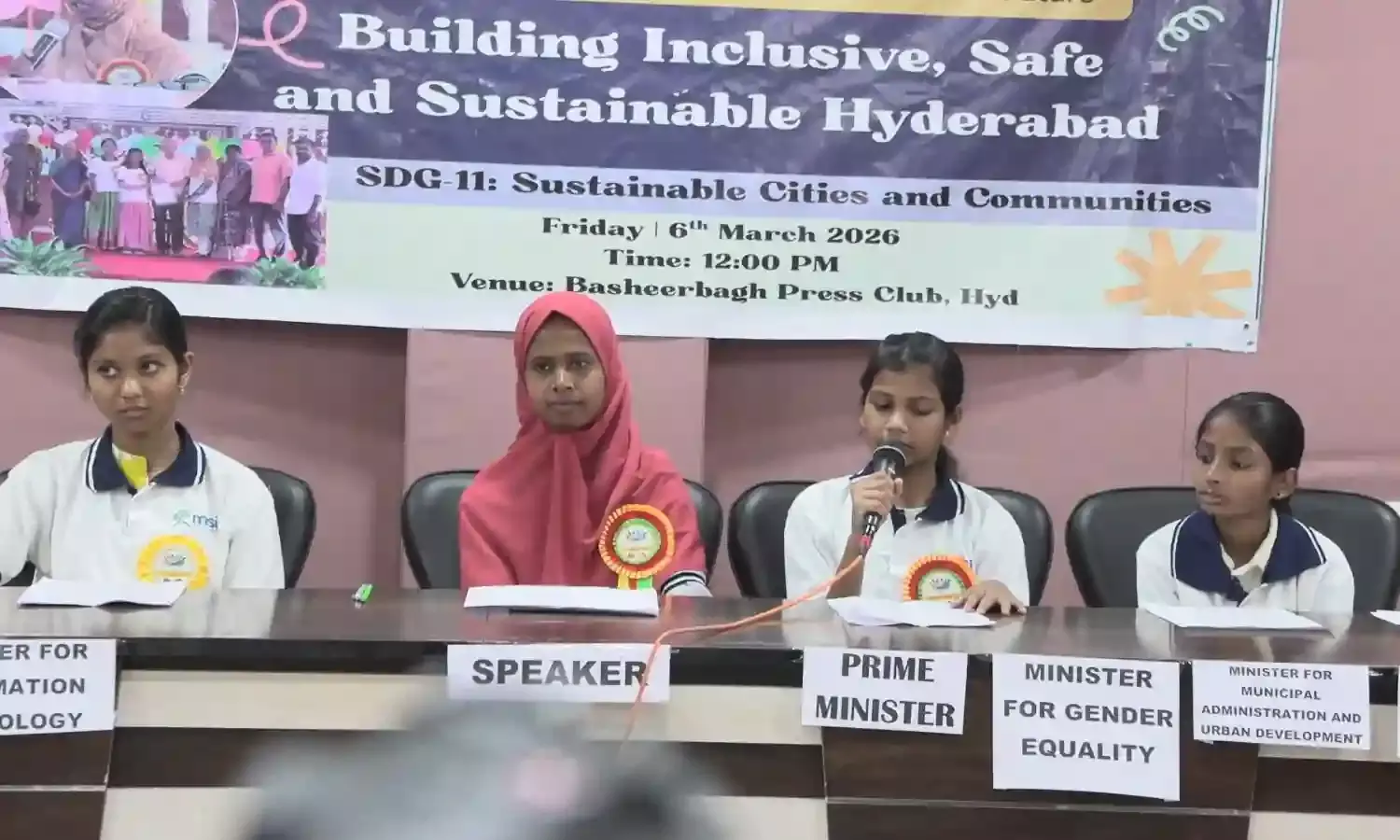 Hyderabad young voices speak up: Children’s Parliament calls for a greener and safer city