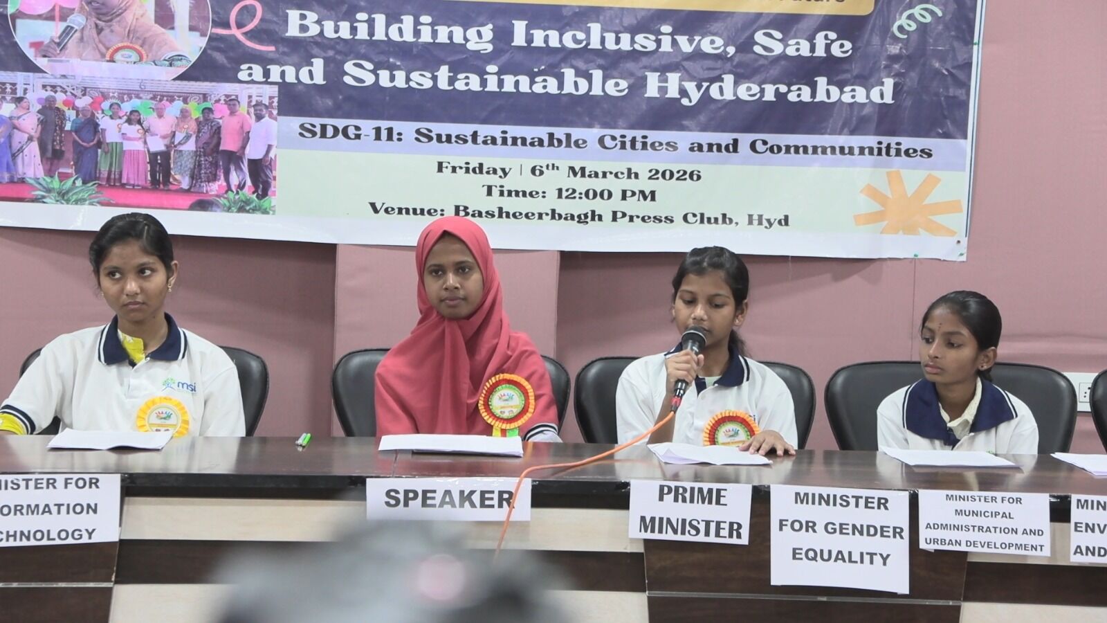 Hyderabad young voices speak up: Children’s Parliament calls for a greener and safer city